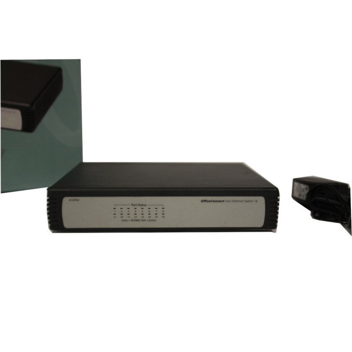 3Com OfficeConnect Fast Ethernet Switch 16 - switch - 16 ports -  3C16792C