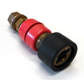 Morsetto Terminale 100A M8 Nero / Rosso