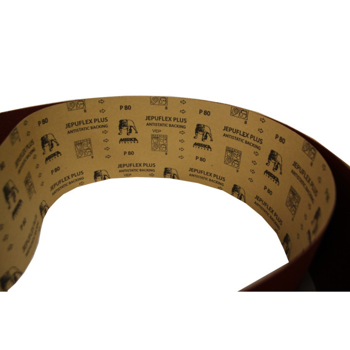 Carta abrasiva JEPUFLEX PLUS grana 80 6800 mm per 120 mm