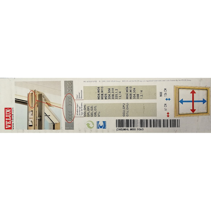 VELUX MH00 300 5060 - Tenda da sole per esterno Manuale