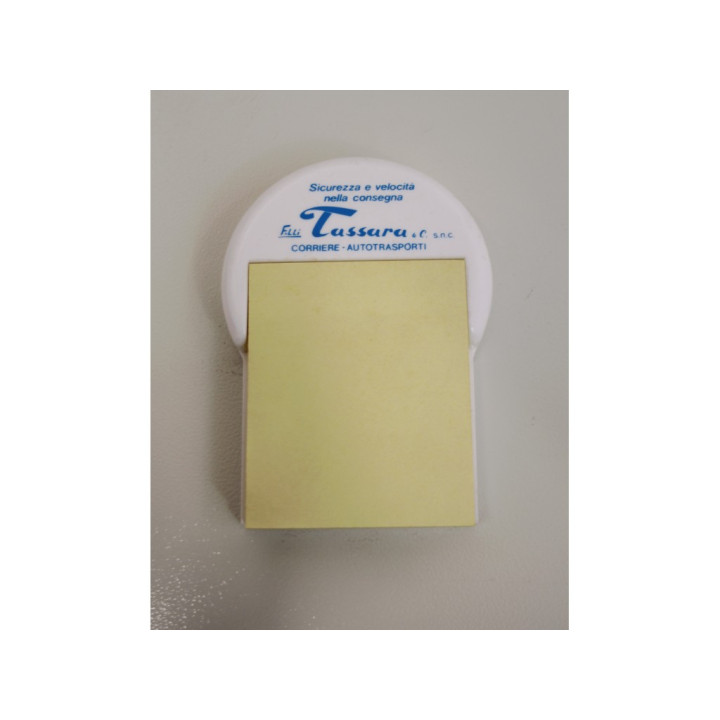 Porta post-it con logo F.lli Tassara