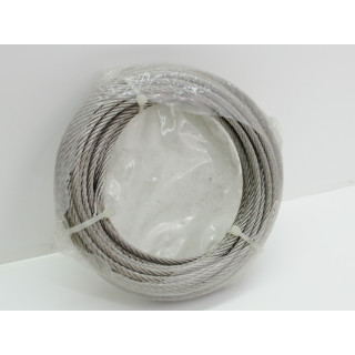 Fune acciaio diametro  4 mm x 10 metri