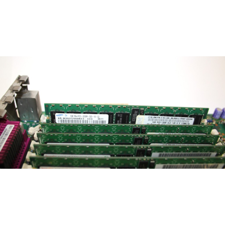 Kit IBM Cpu + Ram + Mobo + Dissipatore - Server - 2 x Xeon 3000DP/2M/800 - 4GB Ram DDR2 - IBM MS9151 VER.1