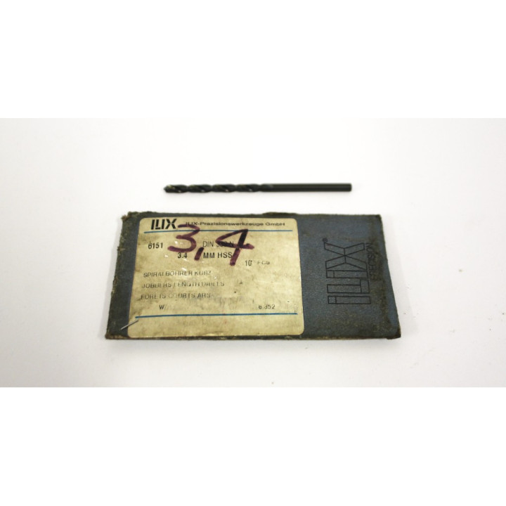 Ø 3,4 mm Punta ILIX 6151 DIN 338-N