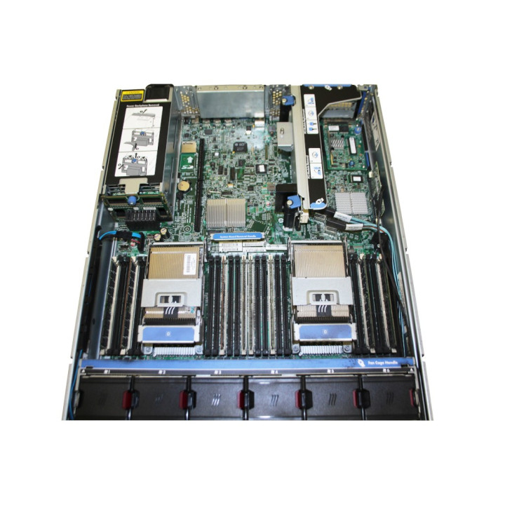 HP Proliant DL380P Gen 8 - 8 x 4GB Ram DDR3 (32GB) - 2 x Intel Xeon E5 2620 - 2 x PSU 460W - Lettore DVD