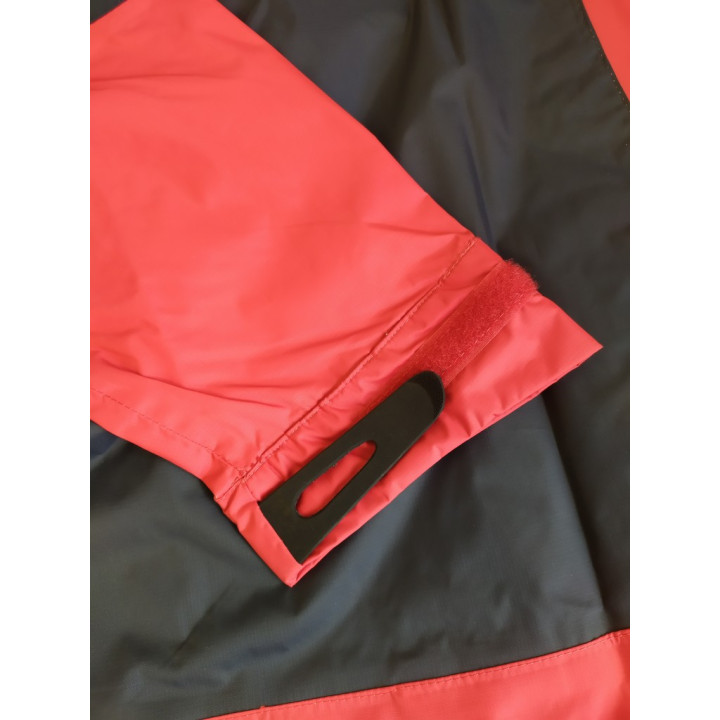 Shellyter Giacca a Vento con zip  da Uomo - Taglia S -  Blu/ Rossa