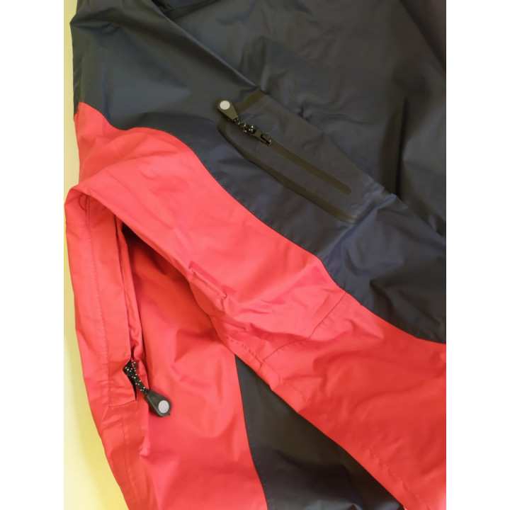 Shellyter Giacca a Vento con zip  da Uomo - Taglia S -  Blu/ Rossa