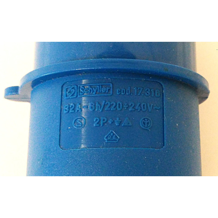 Schyller 17.316 - Spina Mobile Industriale 32A - 220-240V - 2P+T