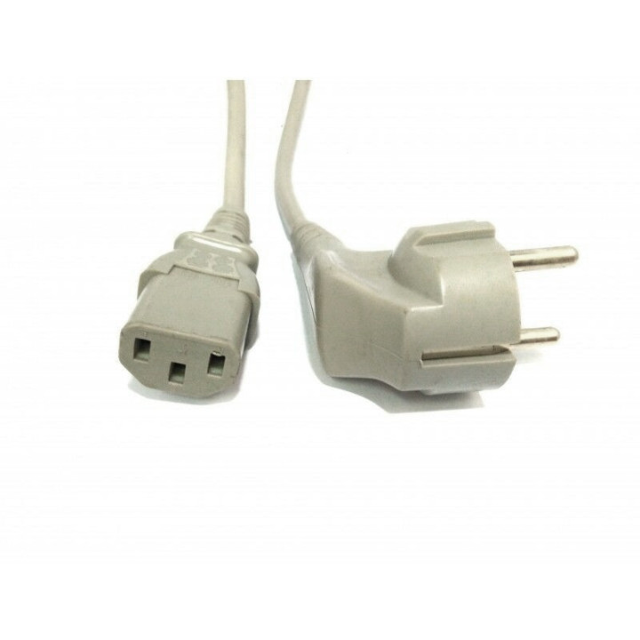 OEM - Cavo di Alimentazione 10A 250V - Lunghezza Mt. 1.84 - Grigio