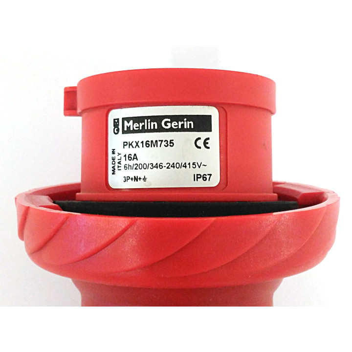 Merlin Gerin PKX16M735 - Spina Mobile 16A - 3P+N+T - 240/415V - IP67