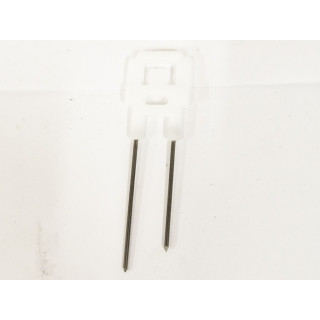 Attacco per segnaprezzi in acciaio inox - CPAAAG0401 x 25 pcs bianco