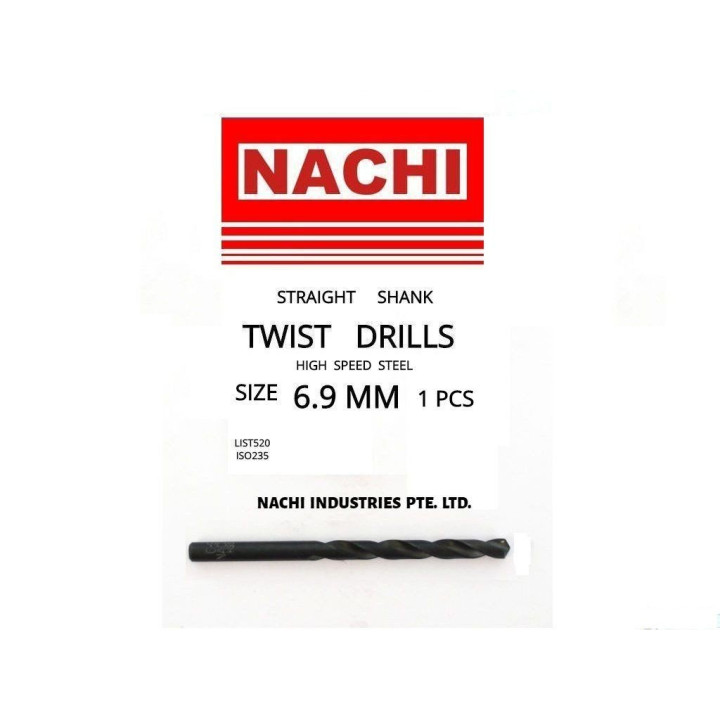 Punta da Trapano NACHI - HSS da 6,9mm