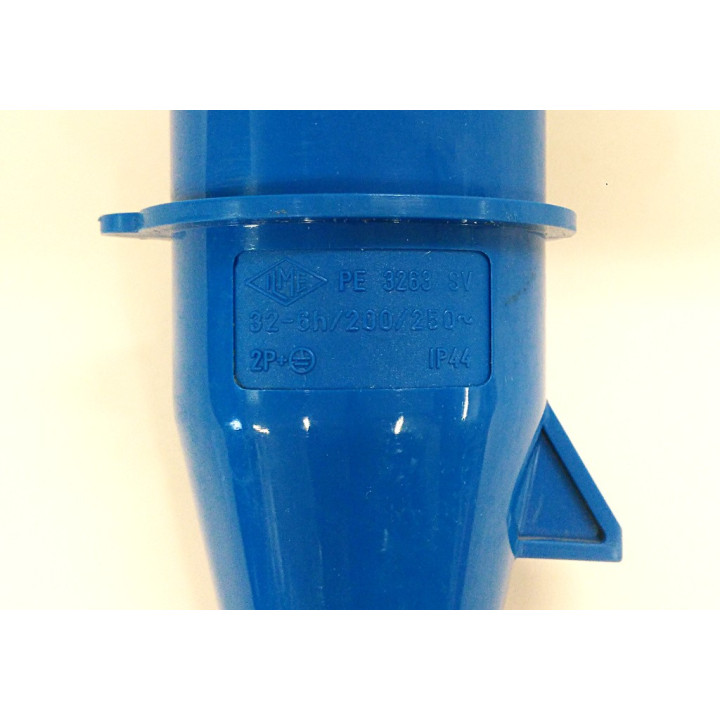 Ilme PE3263SV - Spina Mobile Industriale  32A - 2P+T - 200/250V -IP44