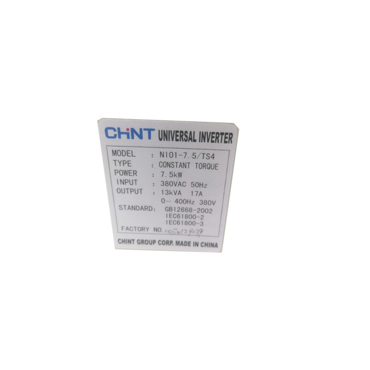 CHNT INVERTER NI01-7.5/TS4