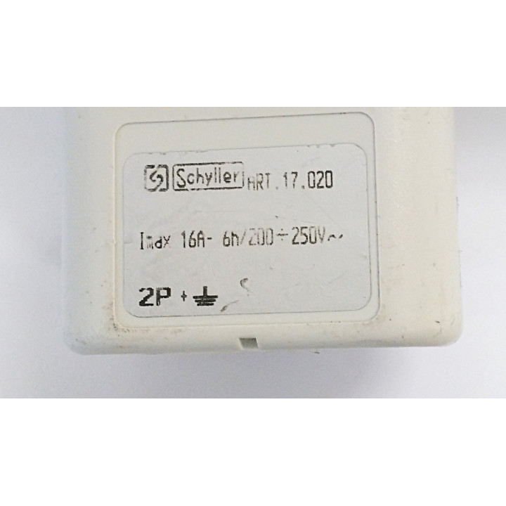 Schyller 17.020 - Adattatore Spina Industriale 16A - 2P+T - 200/250V