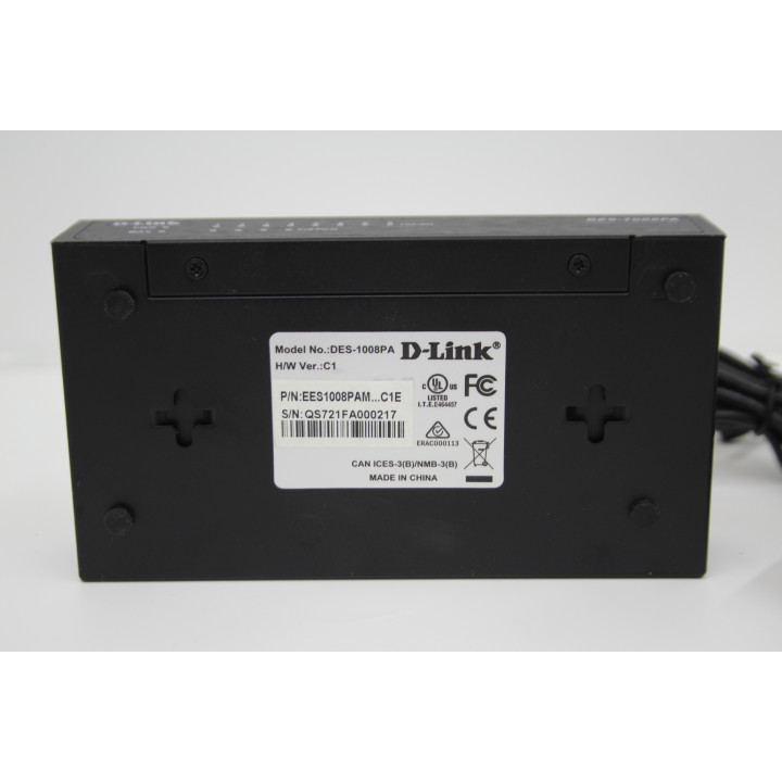 Switch DES-1008PA 8 Porte Gigabit 10 / 100
