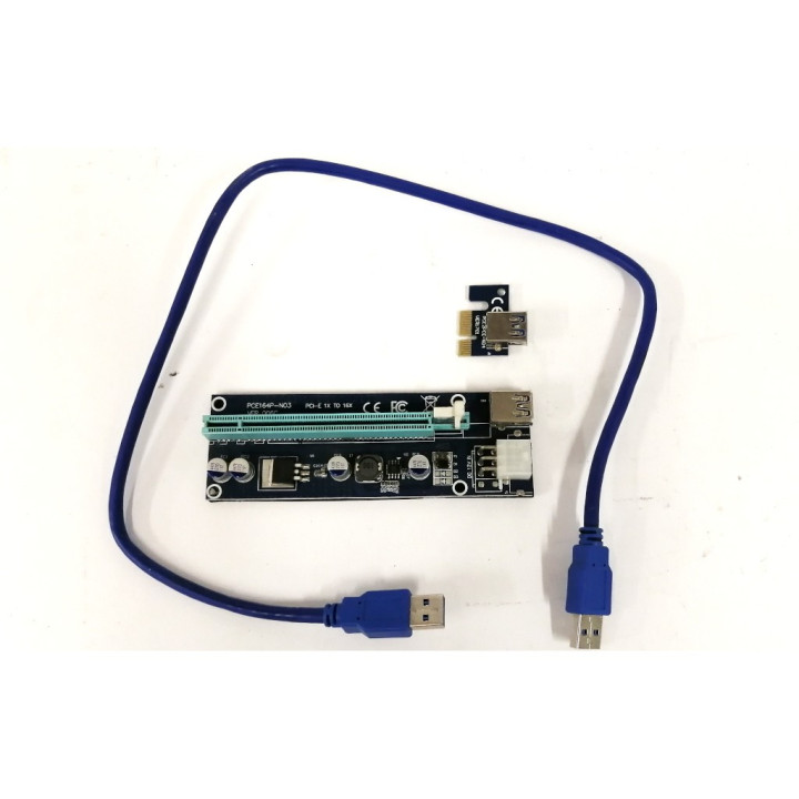 USB 3.0 PCE164P-N03 nero modulo conversione PCI-E 1X TO 16X per Mining