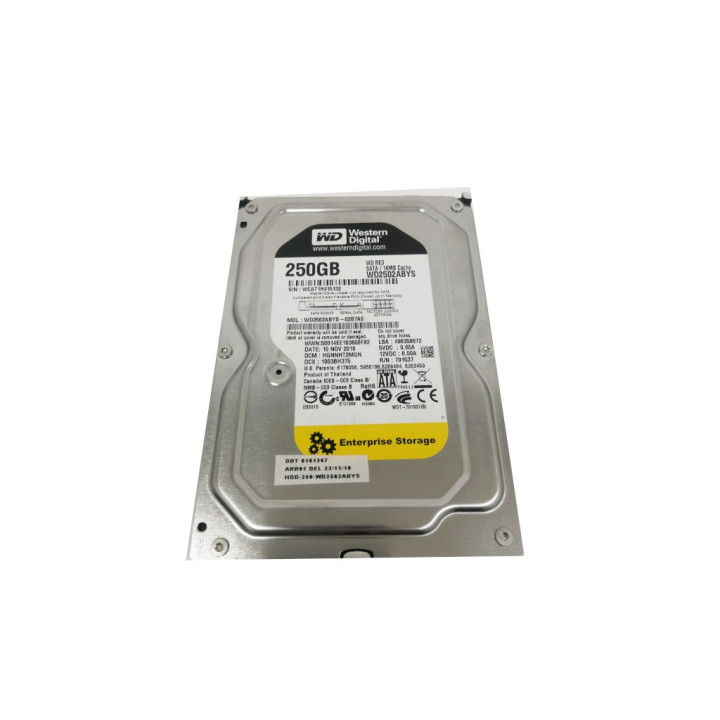 WESTERN DIGITAL WD2502ABYS - Hard disk 250GB - SATA - 3.5" Pollici
