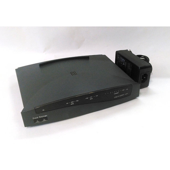 Cisco 1097-02-1804-Network Router Series SOHO-A 96 ADSL 4-Port + Alimentatore