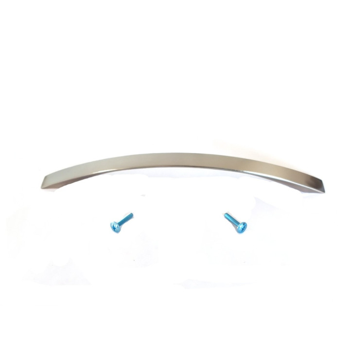 Maniglia moderna con finitura in Acciaio Satinato - Grigia