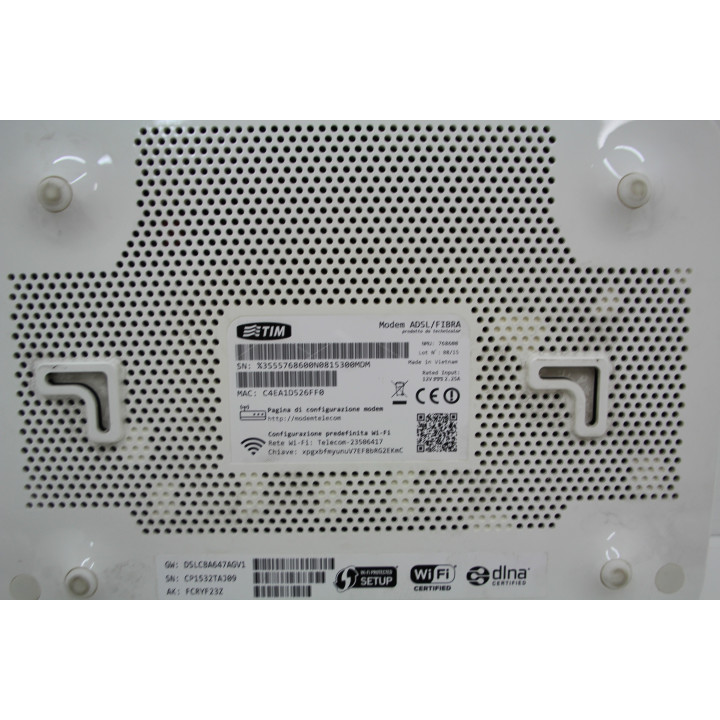 modem router adsl fibra technicolor Tim