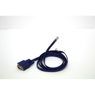 VGA RS232 9 Pin Femmina a RJ45 Maschio - Linea Dati/Telefono - Lunghezza 1,5 MT blu