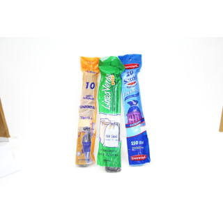 3 x Sacco nero 68x69 20 pz