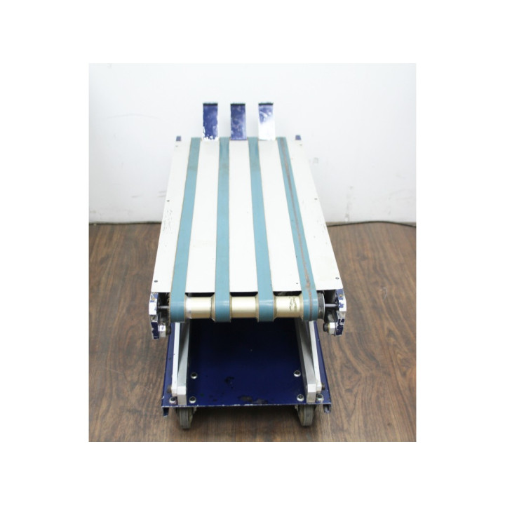 Carrello pantogrago con cinghie di scorrimento elettrico