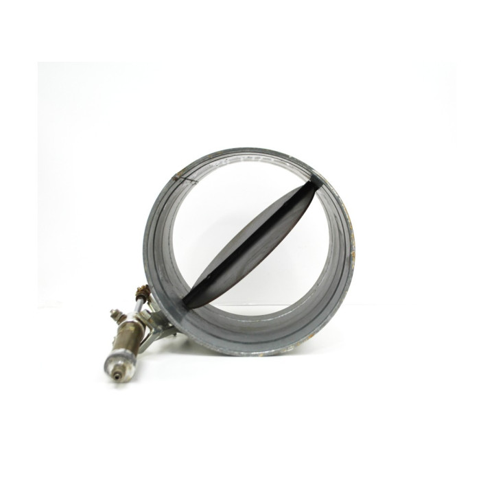 Struttura cappa ferro zincato con serranda a ghigliottina