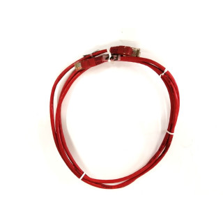 Cavo di rete Ethernet Cat 5 patch cable UTP 1,8 Mt Rosso