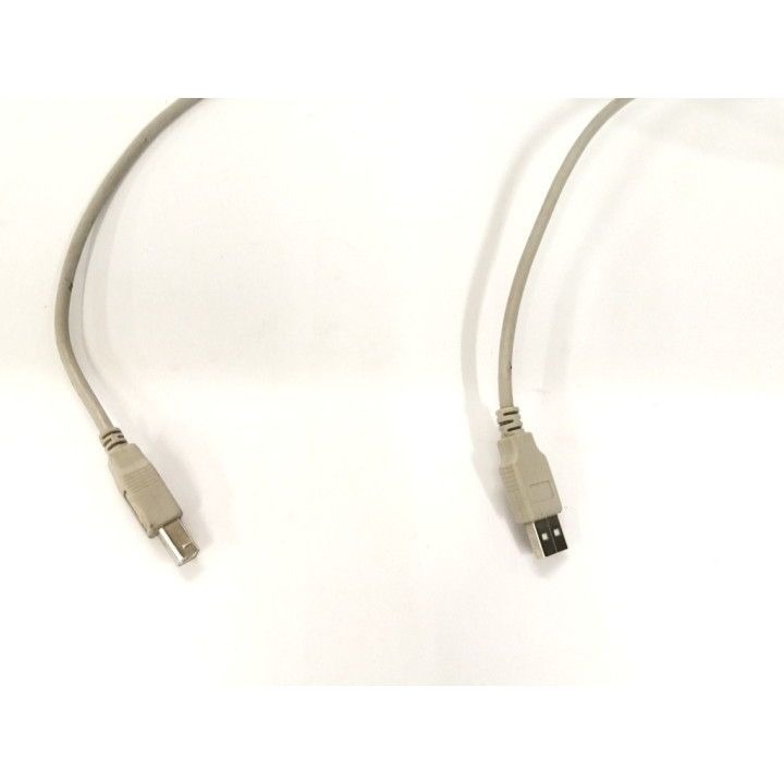 Cavo stampante USB 2.0 Maschio A / Maschio B - 5 Mt grigio