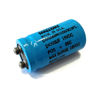 Mallory 24000uF 0.024F Condensatore Elettrolitico 18VDC 85C