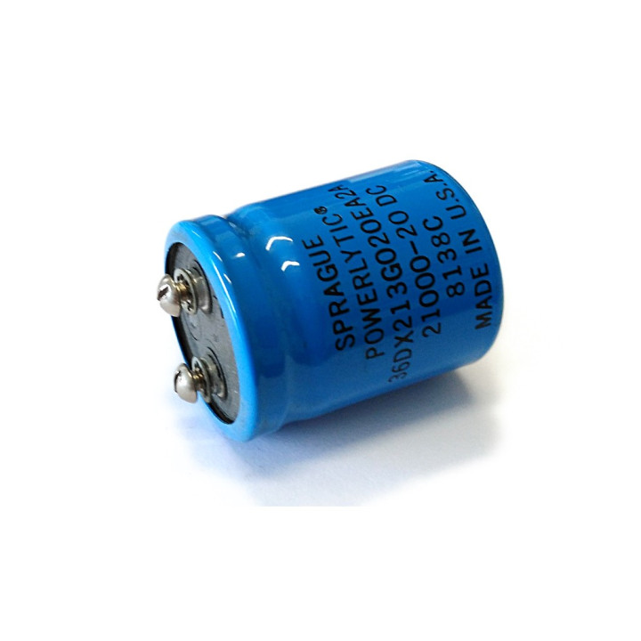 Sprague 21000uF 0.020F Condensatore Elettrolitico 20VDC