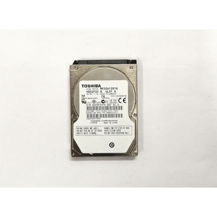 Toshiba Hard Disk HDD2F22 - 500GB SATA Laptop