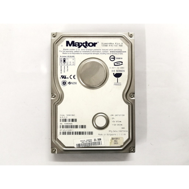 Maxtor Hard Disk DiamondMax Plus 9 - 120GB ATA/133HDD