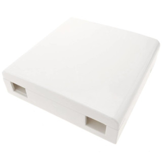 Scatola di collegamento per 2 porte in fibra ottica LC SC