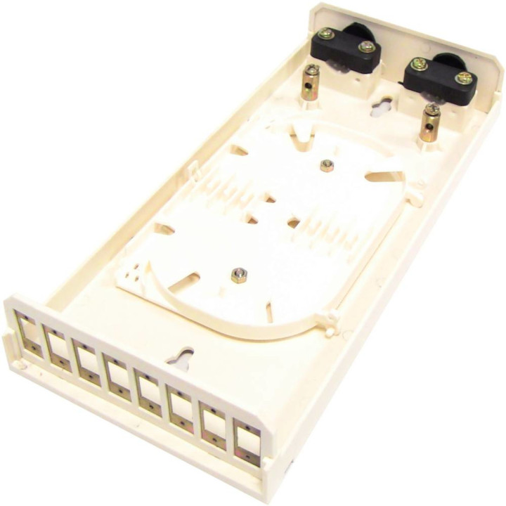 Scatola beige fibra ottica plastica di 8 SC