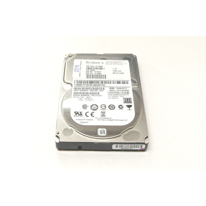 IBM ST91000640NS HDD - 1TB 2.5" SATA