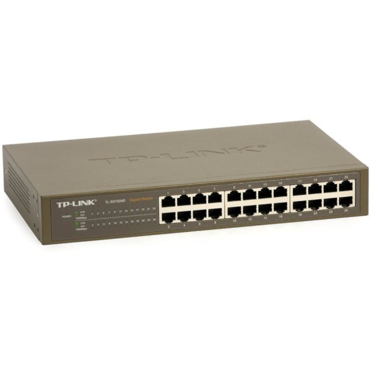 TP-LINK TL-SG1024D Switch Gigabit 24 Porte per desktop e rack