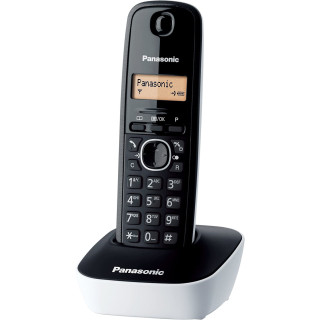 Panasonic KX-TG1611JT Telefono cordless Nero/Bianco