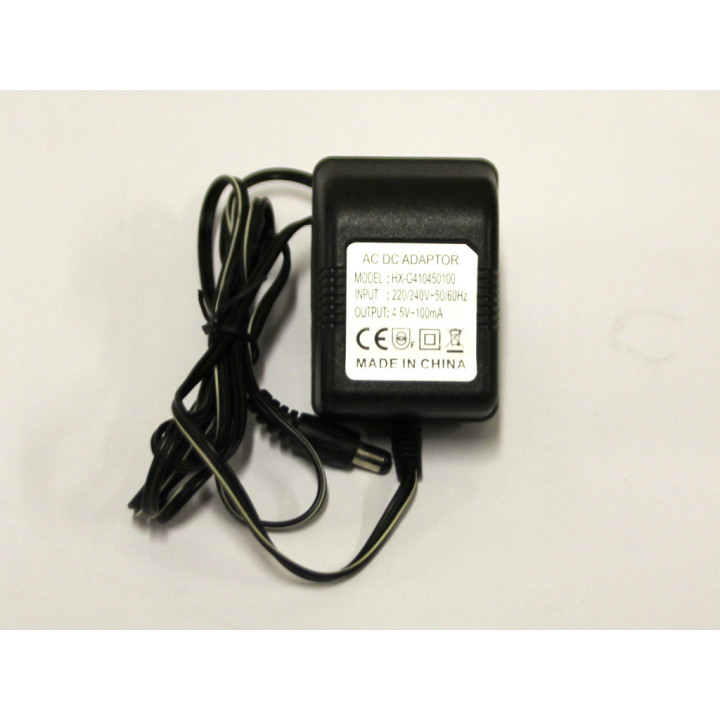 AC / DC Adapter HX-G410450100 220-240VAC 4.5V 100mA