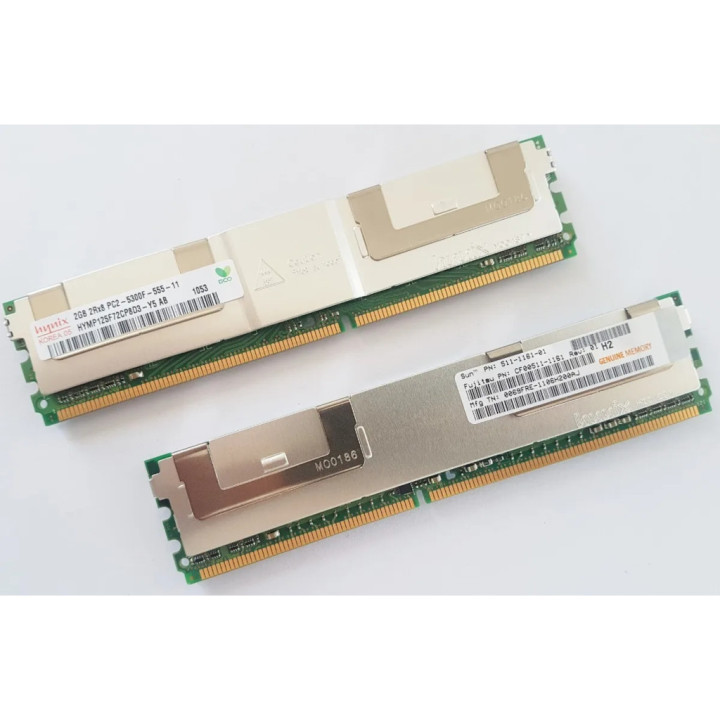 Kit 2x Ram Hynix HYMP125F72CP8D3 - 2GB DDR2 667MHz ECC