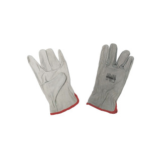 PROTECTION line 1/106-9 - Guanti da Lavoro in Pelle Bianco TG. 9