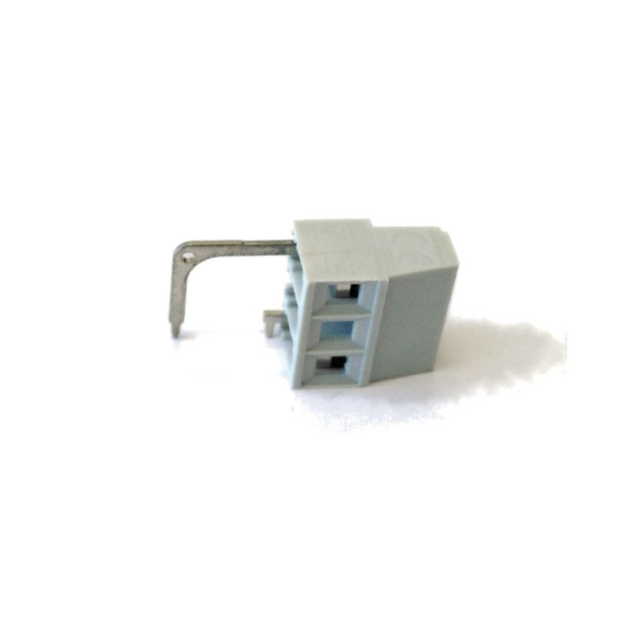 Euroclamp ML252 - 4 x Morsettiera Laterale Dx PCB 2P Passo 10 16A/750V/2.5mmq Grigio