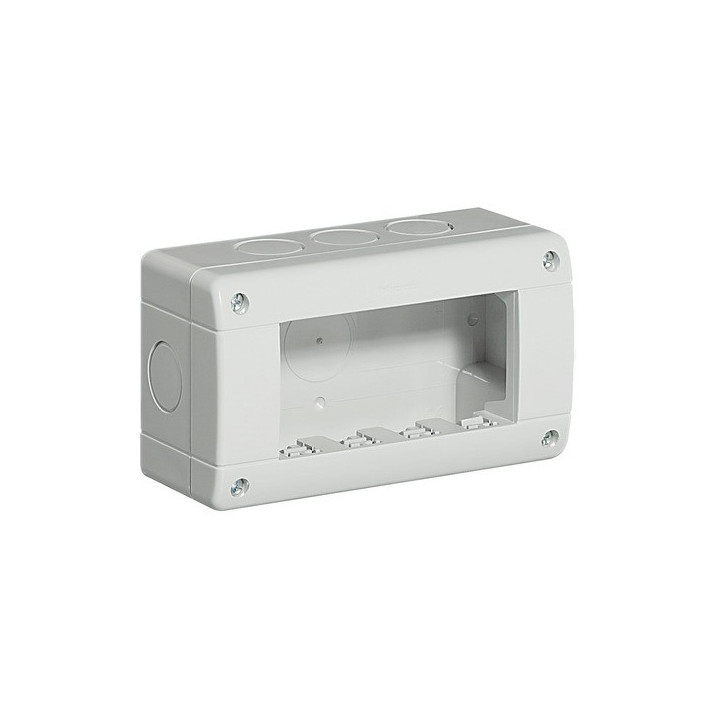 Biticino 24404 - Cusodia 4 Posti IP40 IDROBOX - Grigio