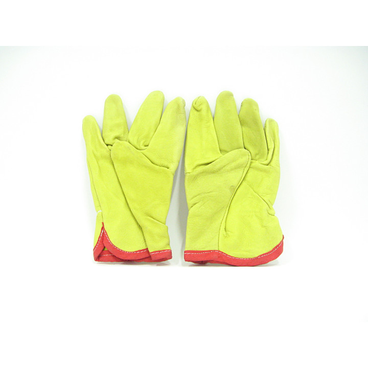 GUANTO in PELLE Bovina Professionale LIME Tg. 9-10