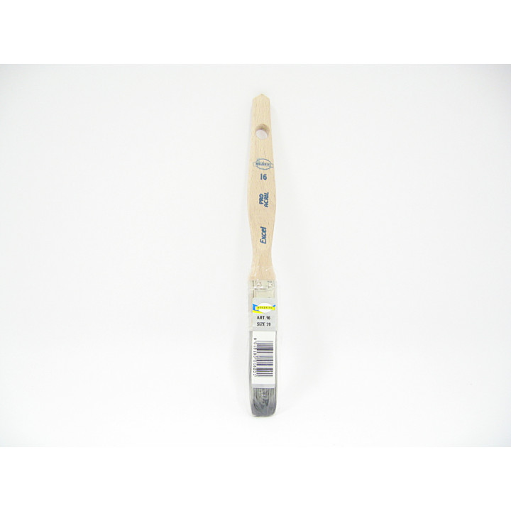 Excel Pro Acril - BRUSH STRAIGHT Professional Water and Solvent (synthetic bristle) 20mm