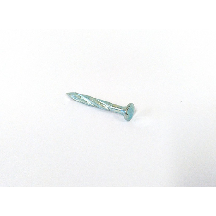 STARX 47.100.01 - 100 x Chiodo a Punta con Testa Piatta Attorcigliato 3.8x32mm - Zincato
