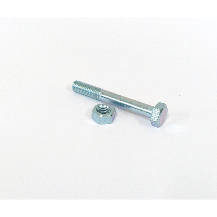 STARX 47.976.12 - 15 x Bullone Testa Esagonale + Dado M8x60mm - Zincato