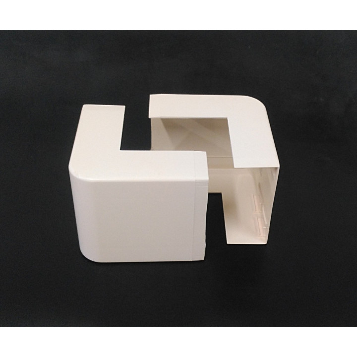 Arno KA40100.6 - 2 x Angolo Esterno per Canala 100x40mm - Bianco